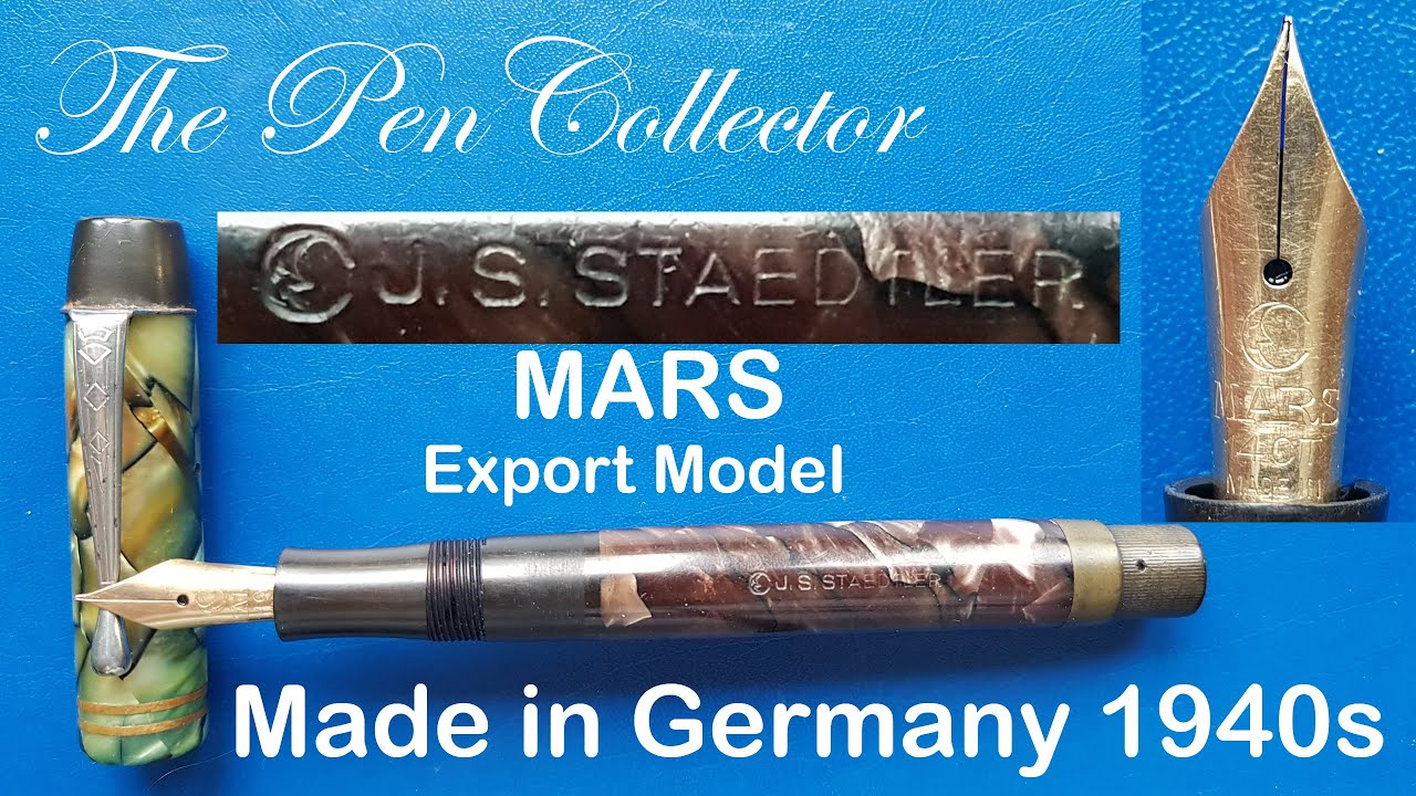 J. S. STAEDTLER Mars Fountain Pen Review YouTube
