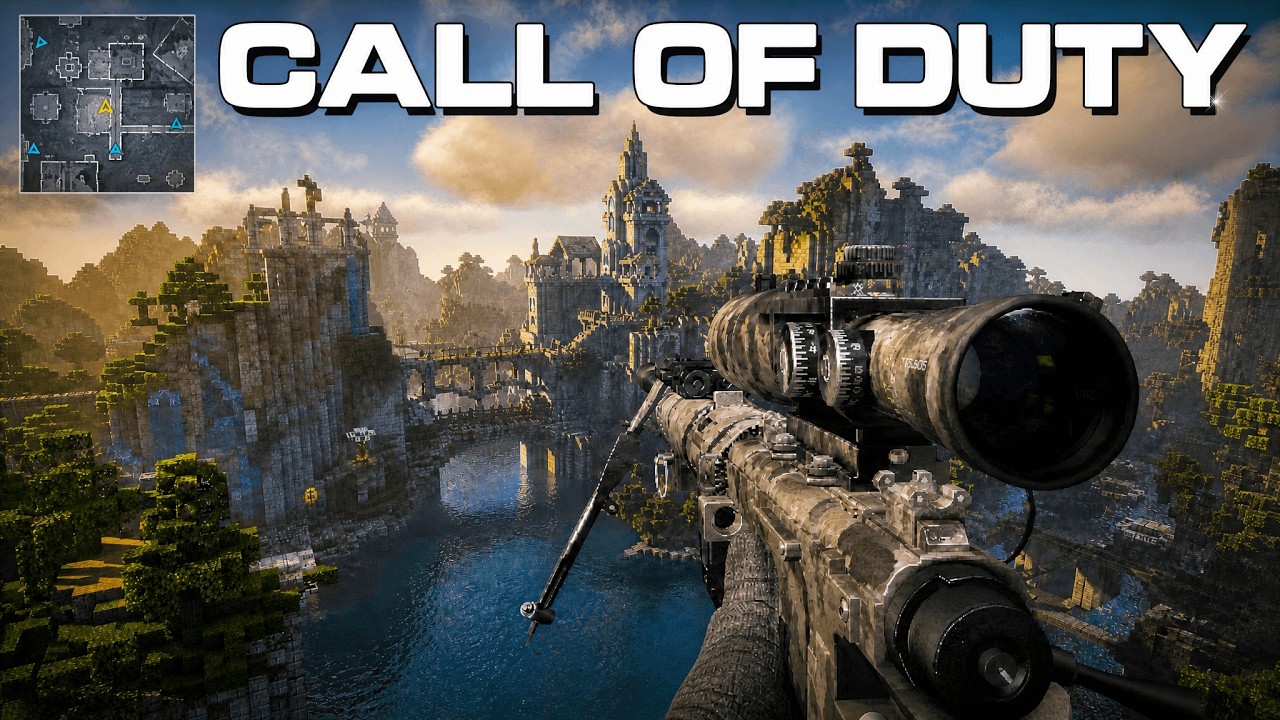 Playing Call Of Duty On The Most Unlikely Maps (GTA, Minecraft