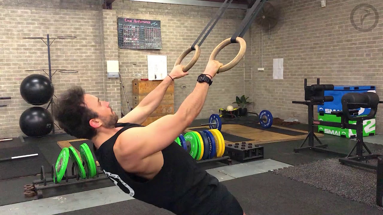 TRX/Ring Rows (NORMAL) + TRX/Ring Rows w/ Feet Elevated (HARDER) YouTube