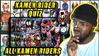 Naming All Kamen Rider Quiz | Name All Kamen Riders | #tokusatsu #kamenriderquiz #仮面ライダーカイザ