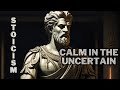 Calm in the uncertain teaching stoicism from zeus