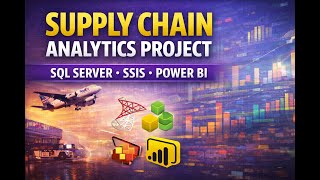 end-to-end Data Analytics Supply Chain Project FedEx data to an interactive Power BI dashboard 🎥 .