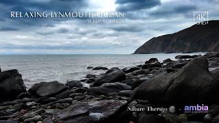 Rocky Shore at Lynmouth | Gentle Waves & Lapping Water | 10 Hours Sleep Sounds | 4K