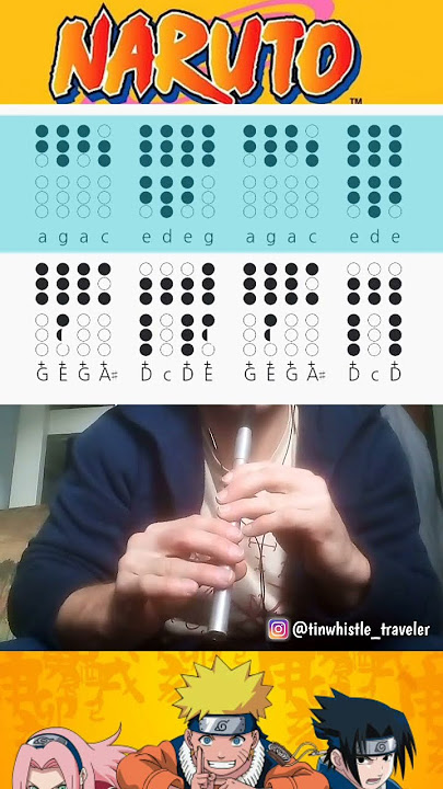 Naruto Wind - Tin Whistle Tabs