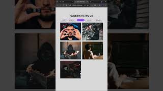 Gallery With Filter #programación #htmlcss #javascript #desarrolloweb #animation #code #gallery