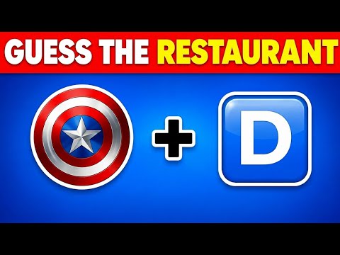 🍔 Guess The Fast Food Restaurant By Emoji? 🍔 Emoji Quiz