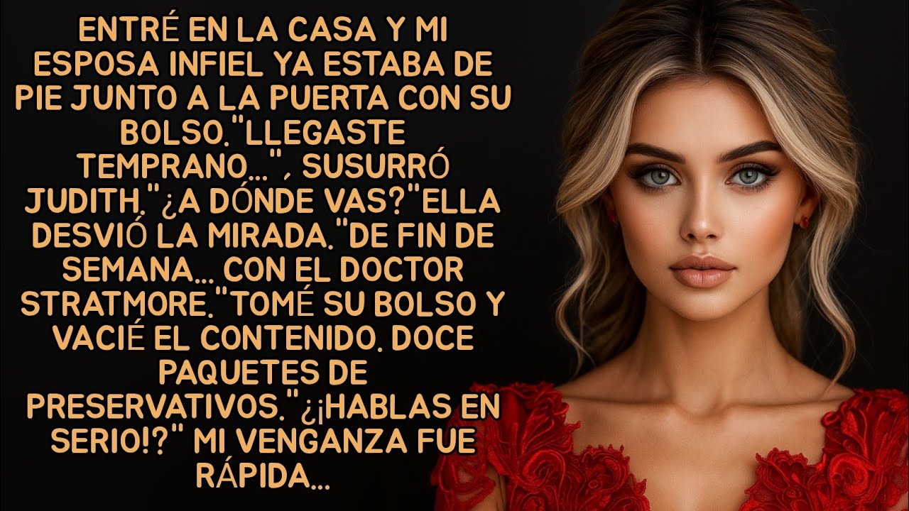 Entré en la casa y mi esposa infiel ya estaba de pie junto a la puerta con su bolso....