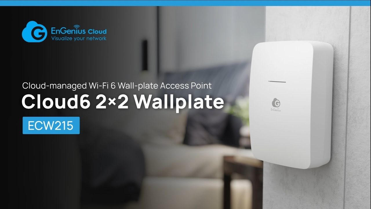 ECW336: WiFi 6E Access Point 6 GHz Cloud Tri-Band