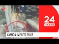 Camión impactó peaje: trabajadora gravemente herida | 24 Horas TVN Chile