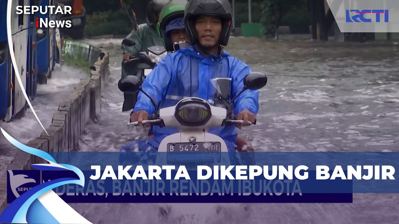 Hujan Deras Semalaman, Sejumlah Wilayah Jakarta Terendam | Seputar iNews Siang (8/3)