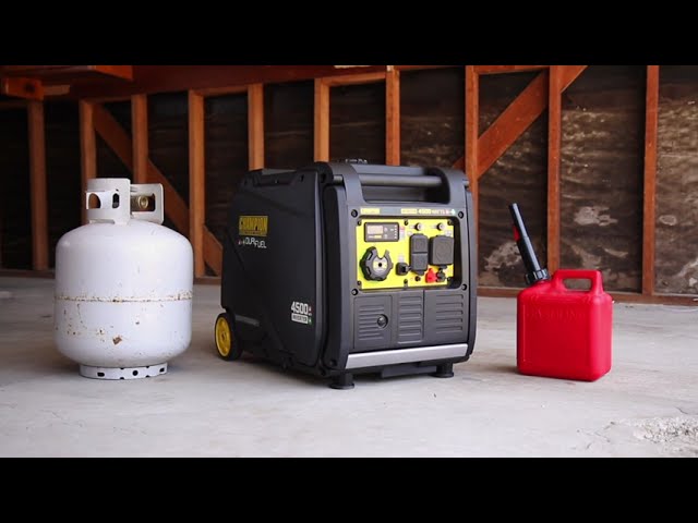 Champion 4500-Watt Portable Dual Fuel Inverter with Electric Start