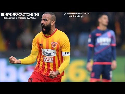 BENEVENTO-CROTONE 3-2 - Radiocronaca di Fabrizio Cappella  (18/2/2018) da Rai Radio 1