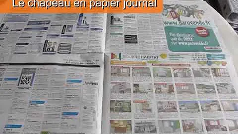 C'est quoi un chapeau dans un article de journal ?