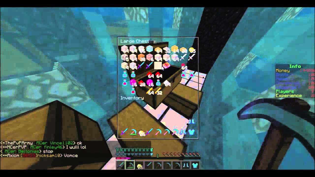 Minecraft: Mcspvp Prot IV Raid!