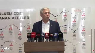 Mansur Yavaş, Akyurt Afet Eğitim Ve Lojistik Merkezinde Konuşuyor I