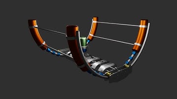 Dean drive changed from linear to half circular