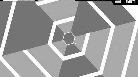 Super Hexagon - HARDESTESTEST (6th level) 132 sec