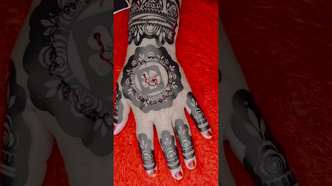 beautiful mehndi sticker design #2023