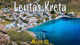 Crete Greece, road trip to 300 days of sun in a year, Lentas Kreta, Greece 2024, walk, vlog, drone