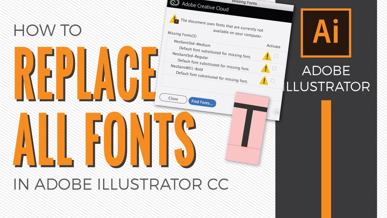 standard adobe illustrator fonts samples