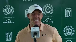 Rory McIlroy Friday Flash Interview 2023 The Memorial Tournament presented by Workday