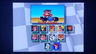 Crash Team Racing Playstation 1 Cheat Codes