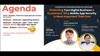 On-Demand Webinar AppSealing(Now DoveRunner) & EliteCiso- Why Mobile App Security is Important.