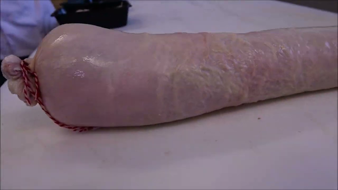 Vacuüm afvullen van vleesdeeg