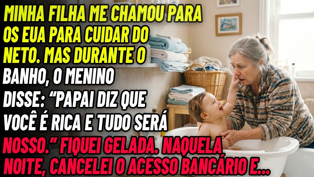 A frase que a minha filha me disse ao telefone fez-me comprar uma passagem para os Estados Unidos no mesmo dia. Eu estava nas nuvens. Ia cuidar do meu neto, ajudar a Juliana, ser útil. Mas...