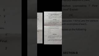 JAVA Programming/ BCA(5th sem)/Mst 2023