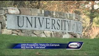 UNH says campus has seen increase in hate incidents