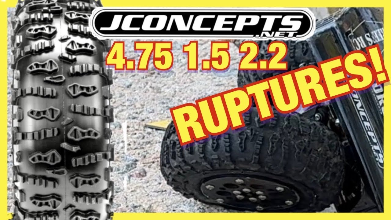 NEW JConcepts Rupture 4.75 and 2.2 wheels SKINNY! - YouTube
