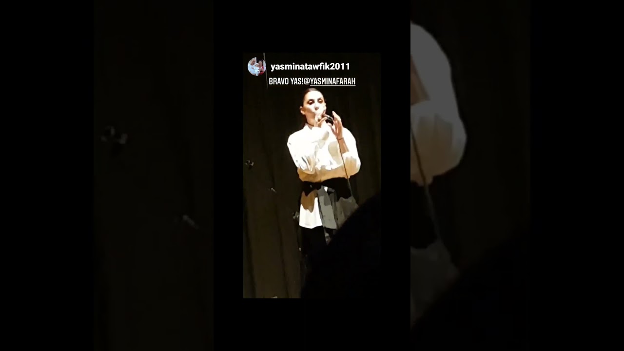 Concert "Yasmina chante Barbara" au Grand Lycée Franco Libanais.