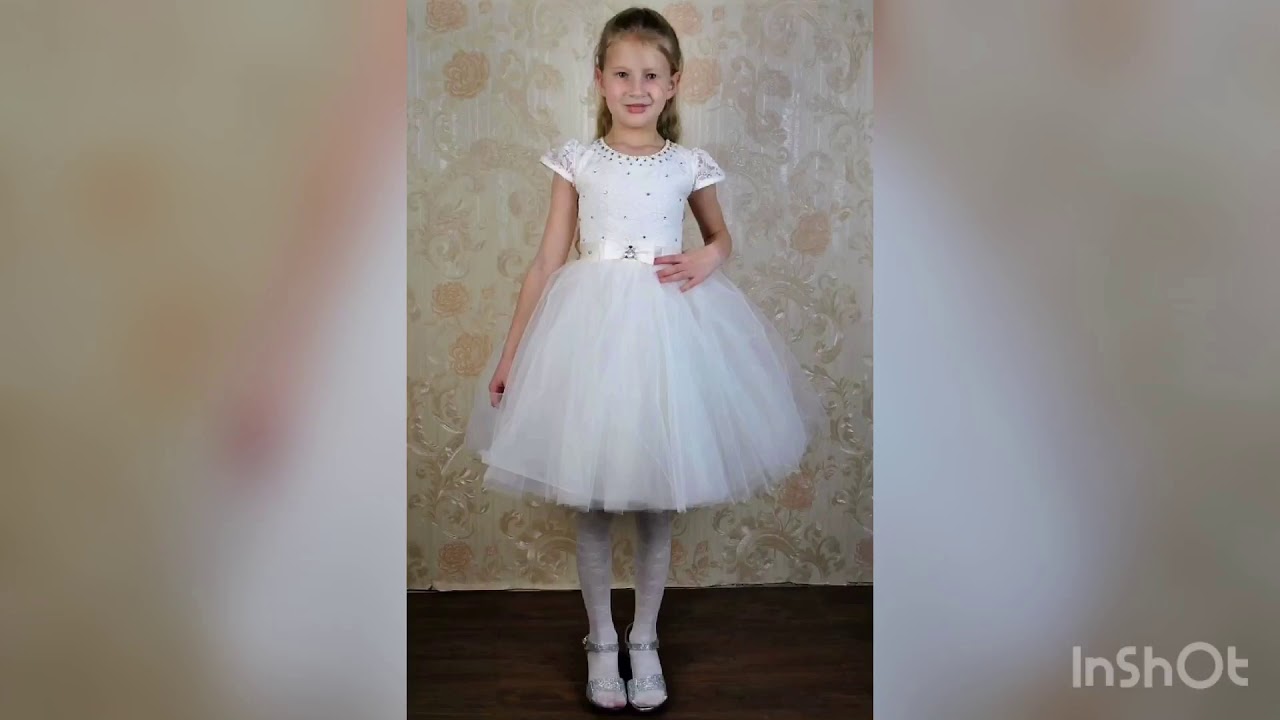 Пышные нарядные платья для девочек. Новинки 2018 года. Украина
