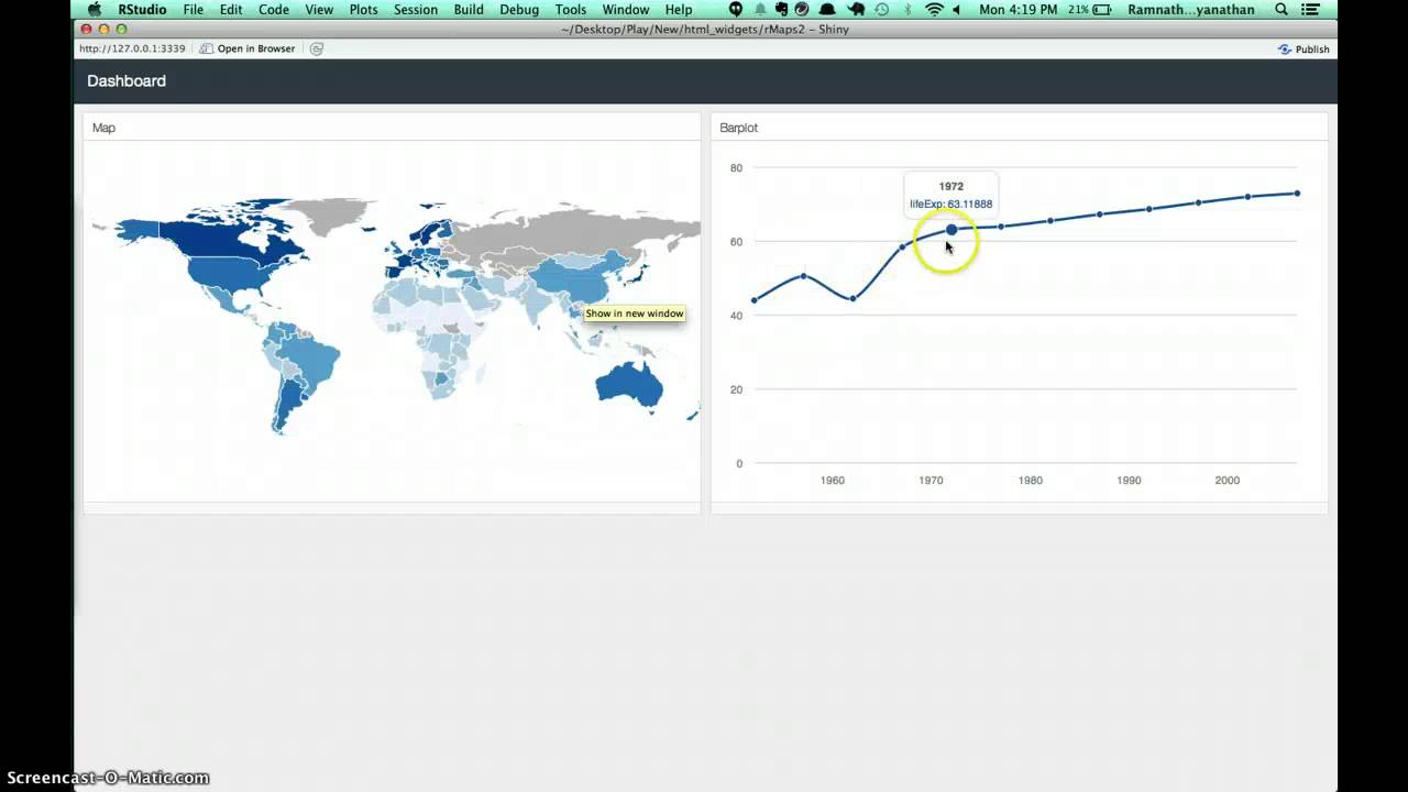 Life Expectancy Choropleth + Line