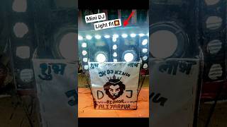 Mini DJ light fit light test video⚡#shorts #shortsfeed #dj