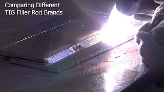 TIG Welding Aluminum - Different Filler Rod Brand Comparison