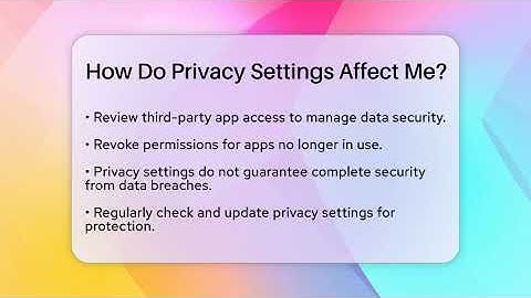 How Do Privacy Settings Affect Me? - Everyday-Networking