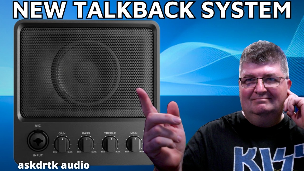 NEW Phenyx Pro PS-M1 Talkback Speaker System