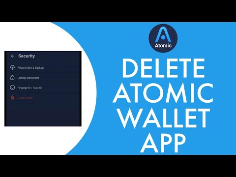 How To Delete Atomic Wallet App On Android Mobile (2023) - YouTube