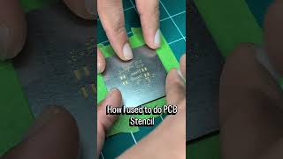 PCB Stencil : Me before vs Now #smartphone #3d #experiment #electronic #diy