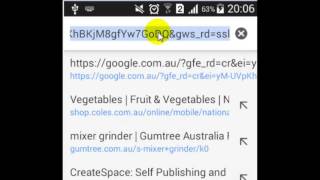 How to copy url address in chrome android app