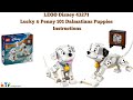 LEGO Disney 43271 Lucky &amp; Penny 101 Dalmatians Puppies Instructions