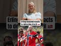 Haaland can't believe Norway are in the quarterfinals 🙌