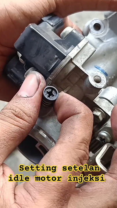 motor injeksi sering mati kita bisa setel langsam nya #beat #vario #automobile