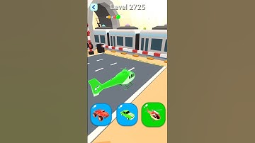 Shape-Shifting 2 GAMEPLAY Level No #2725 Walkthrough - New Update Car Racing #Shorts #ShapeShifting