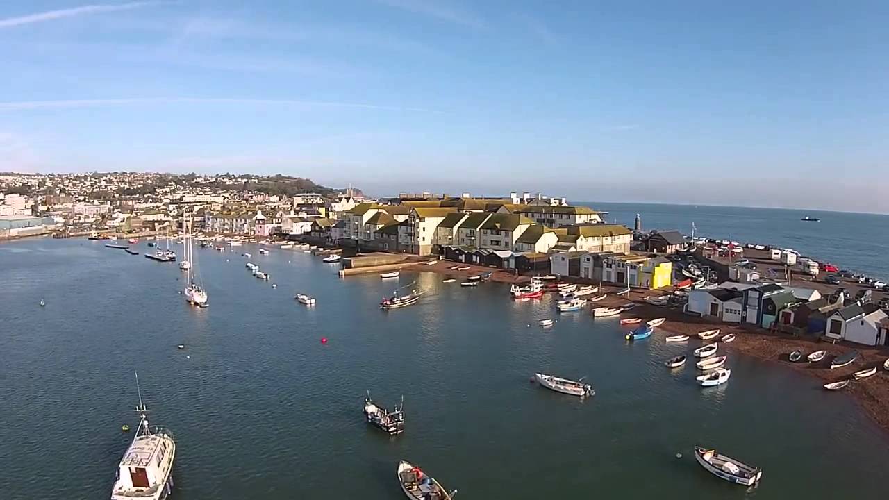 Teignmouth, Devon, England in the winter sun YouTube