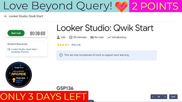 Looker Studio: Qwik Start | GSP136 | Solution