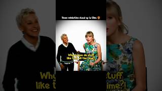 Times Celebrities Stood Up To Ellen   taylorswift shorts