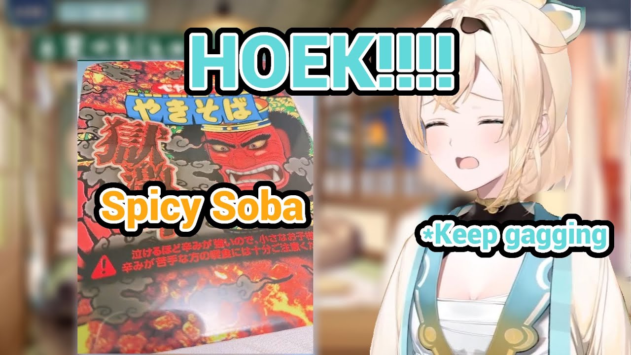 Iroha Spicy Soba ASMR but It's Just Painful For Iroha.....